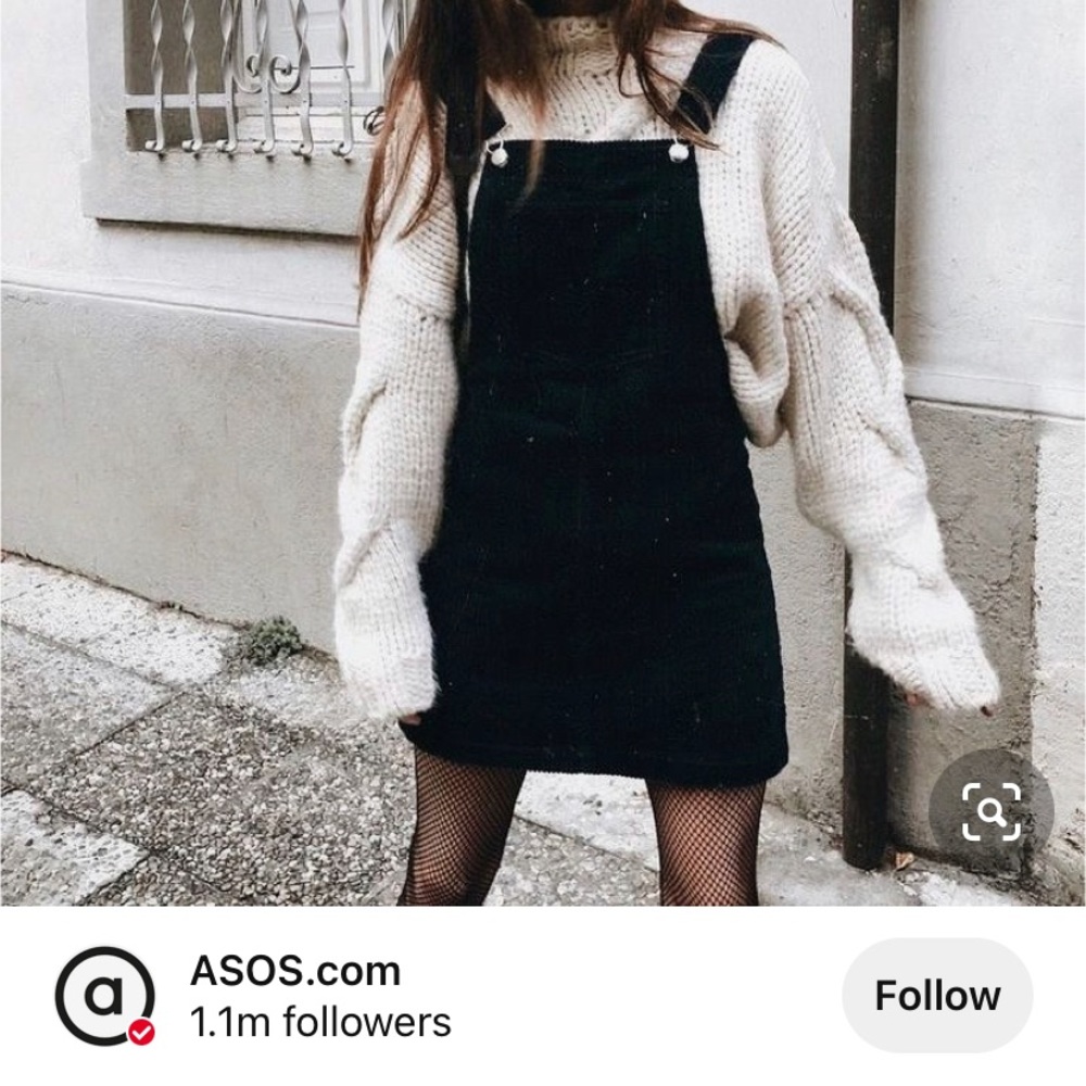 Black Distressed Denim Dress
